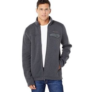 marmot | poacher pile jacket charcoal grey wool blend m